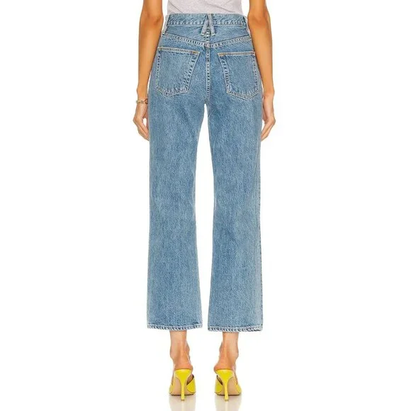 SLVRLAKE London Straight Leg High Rise Ankle Jeans is Sonoma Sz 28